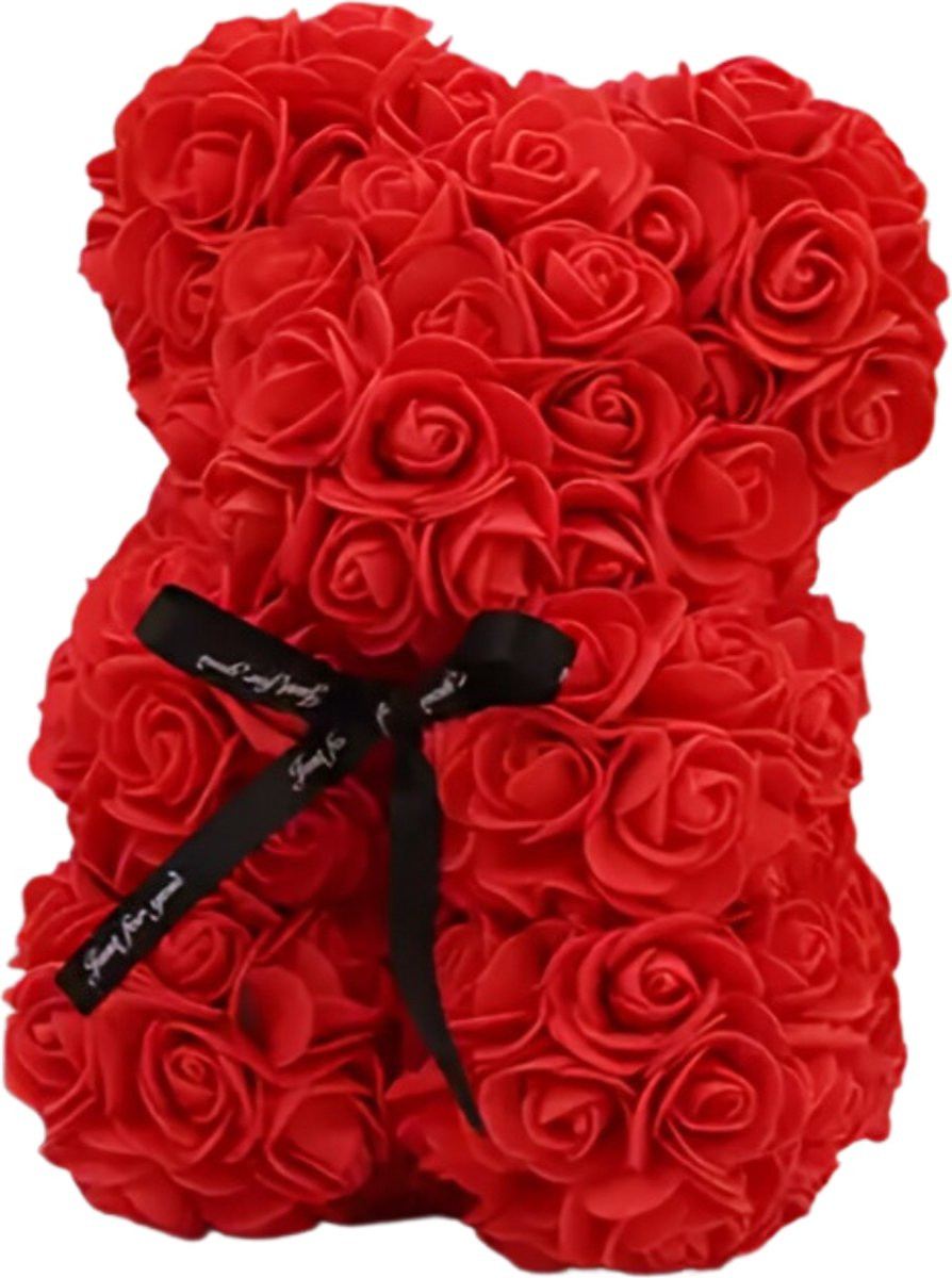 Rozen Beertje Rose Bear - Rood Valentijn Cadeau