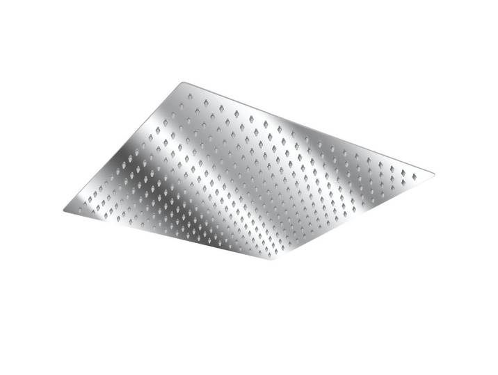 tectake Regenduschkopf, 1/2 Zoll Gewinde, silber, Silberfarben, Metall, Quadratisch, 30x4.5x30 cm, Badezimmer, Baden & Duschen, Duschköpfe & Duschschläuche