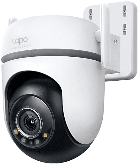 Cámara de vigilancia IP - TP-Link TC42, 2K QHD, Exterior, Rotatoria, Detección Inteligente IA Gratuita, Visión Nocturna a Color