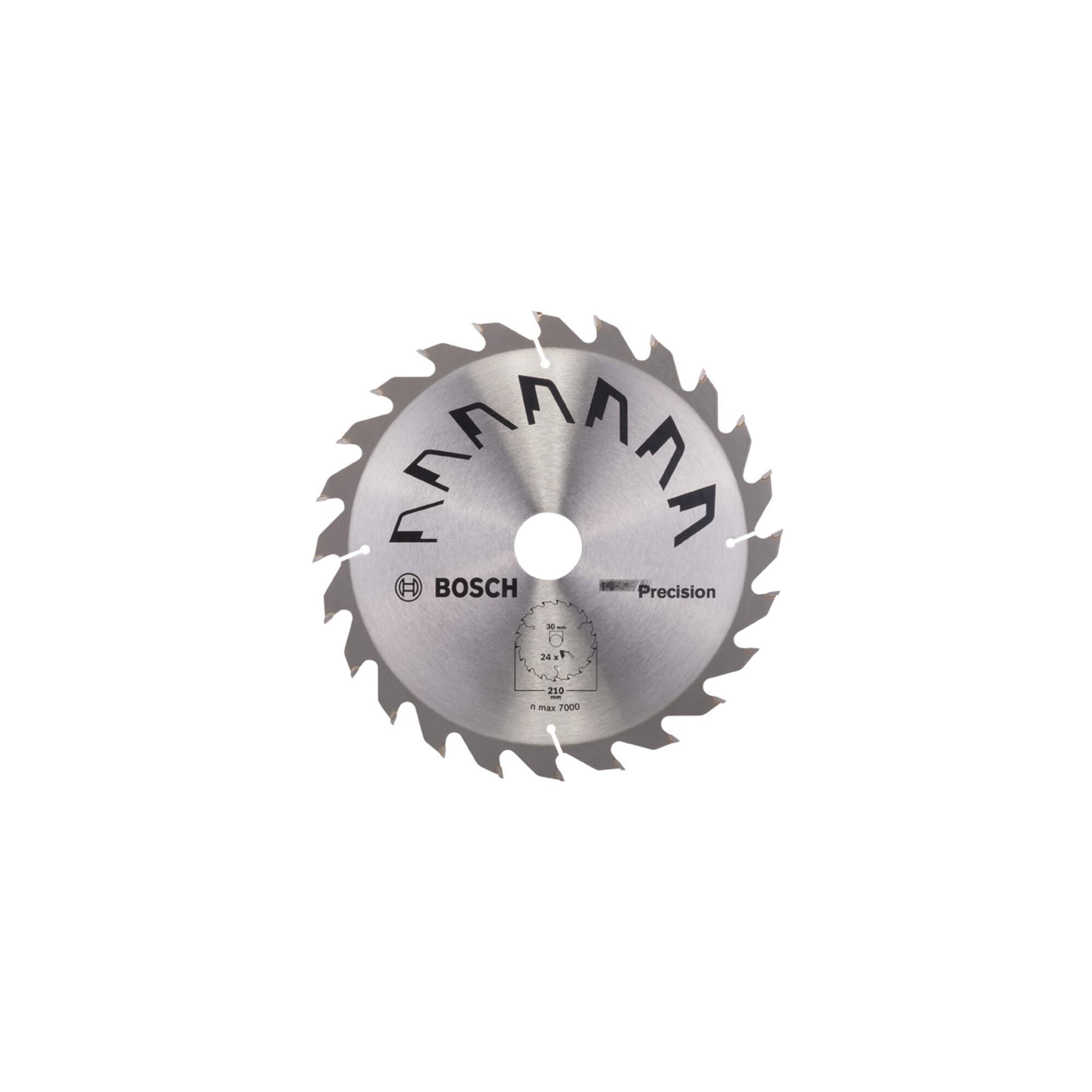 BOSCH Kreissägeblatt PRECISION D= 210 mm, Bohrung= 30 mm, Z= 24 (2609256872)