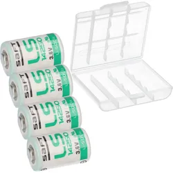 4x Saft Lithium 3,6V Batterie LS 14250 - 1/2 AA - LS14250 Li-SOCl2 + Box