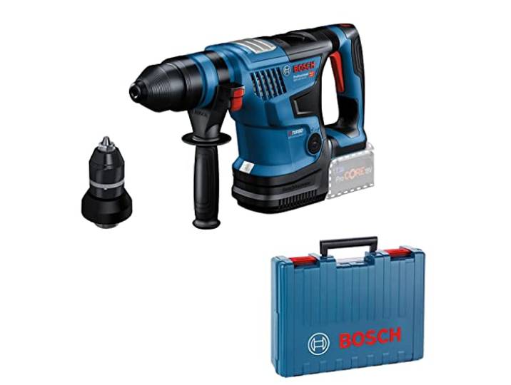 Bosch PRO Perforateur sans-fil SDS plus GBH 18V-34 CF Le perforateur sans-fil SDS plus le plus puissant du marché Perforateur Sans Fil GBH 18V-34CF Système 18 V