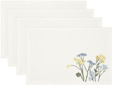 Lenox Wildflowers Border Placemats, Set of 4