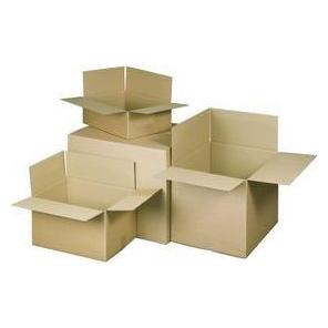 Raadhuis Wellpapp-Faltkarton, (L)586 x (B)386 x (H)386 mm braun, 1-wellig (RD-351129-5)