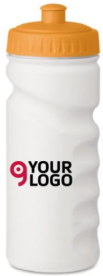 SPOT EIGHT Borraccia sport 500ml PE antigoccia leggera Personalizzate o neutre