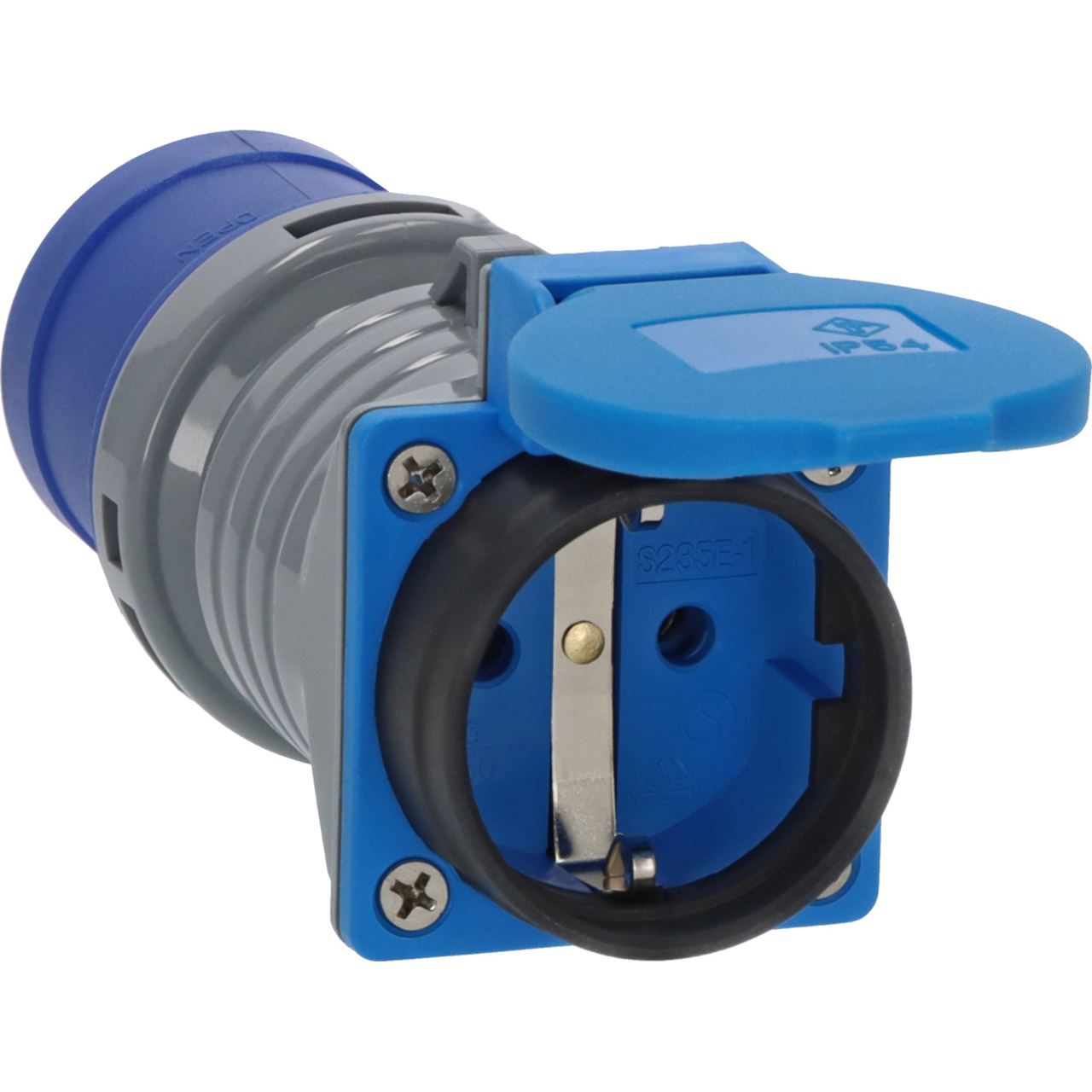 Brennenstuhl CEE-Adapter 230V/16A auf Schutzkontakt 3-polig , IP44,