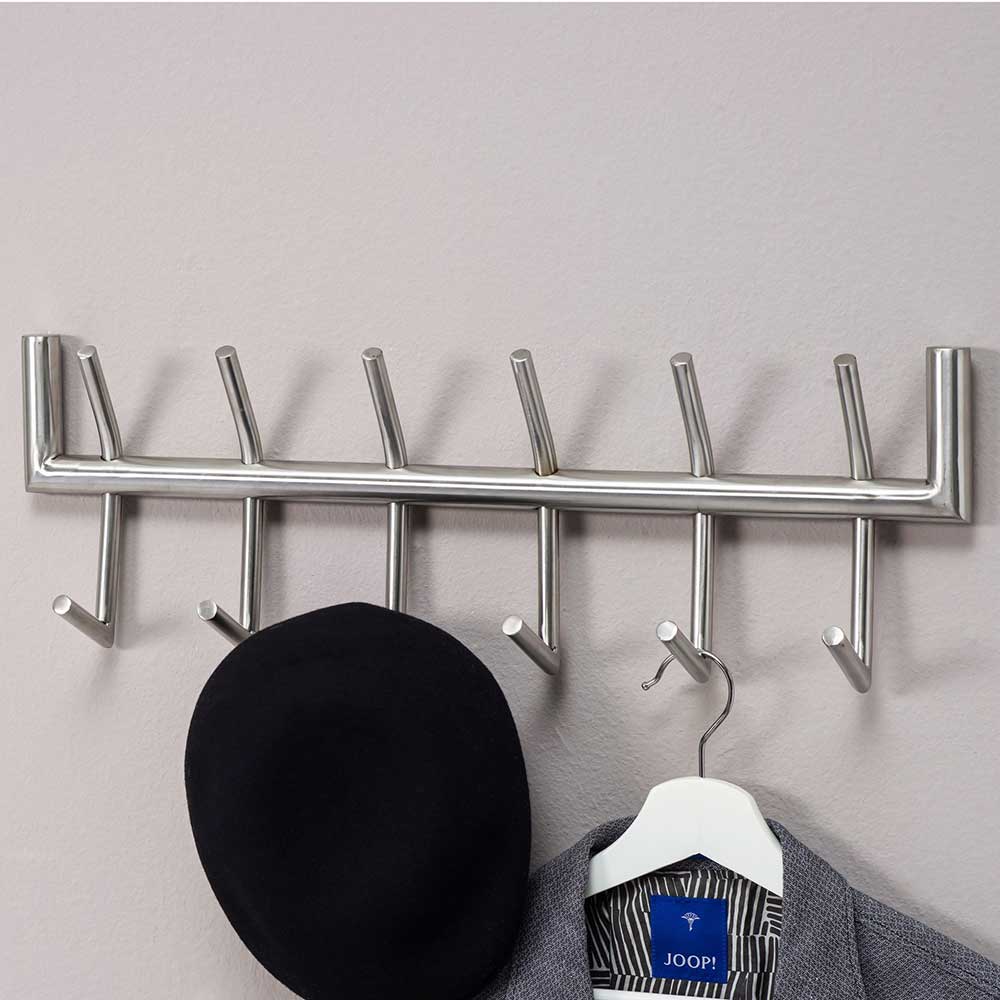 Pharao24.de Metall Wandhaken in modernem Design 12 Kleiderhaken