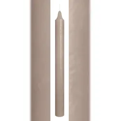 Marble Leuchterkerzen durchgefärbt Schlamm 250 x 22 mm, 20er Set