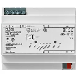 Jung 203201SIPSR KNX Spannungsversorgung mit IP-Schnittstelle, 320 mA, REG, 6 TE, Secure 20320 1S IPS R