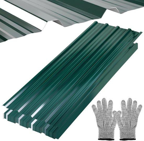 ISOISL Dakplaten Set Groen - Golfplaten Dakbedekking voor Schuur of Overkapping - 7 m²