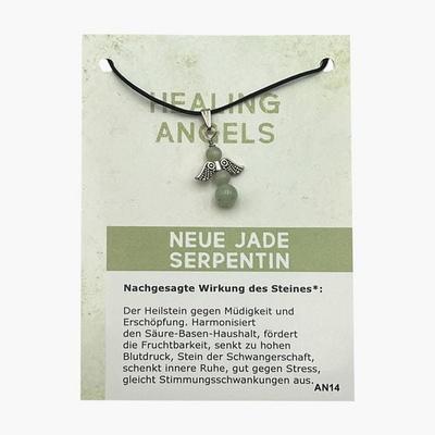 Jade Serpentin Minicard Healing Angels