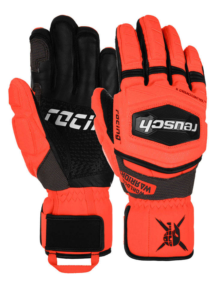 Reusch Funktionsfingerhandschuhe "Worldcup Warrior" in Orange - 9,5