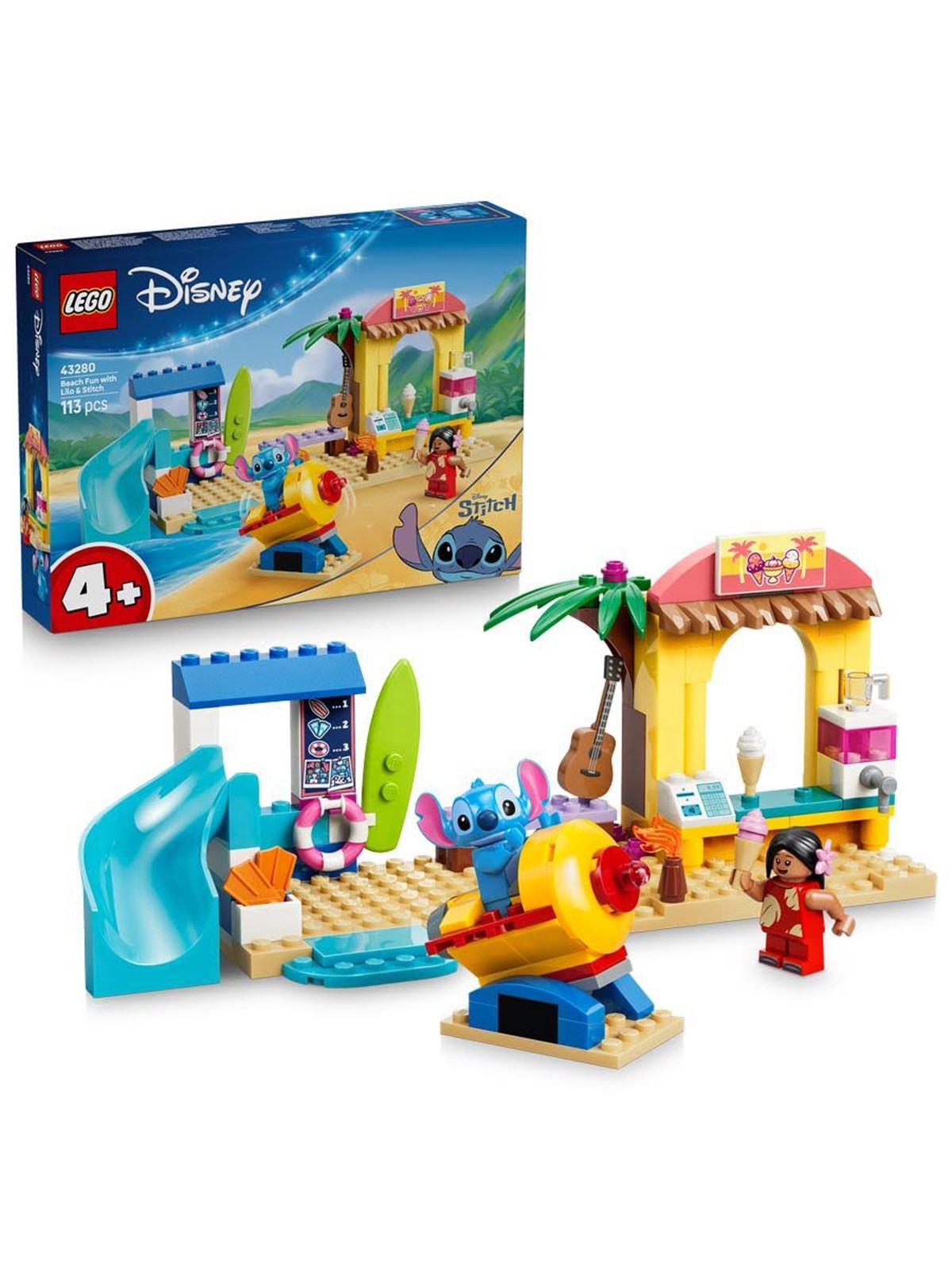 LEGO Disney 43280 Spaß am Strand mit Lilo und Stitch