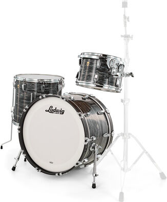 Ludwig Legacy Maple Fab Black Oyster Vintage Black Oyster
