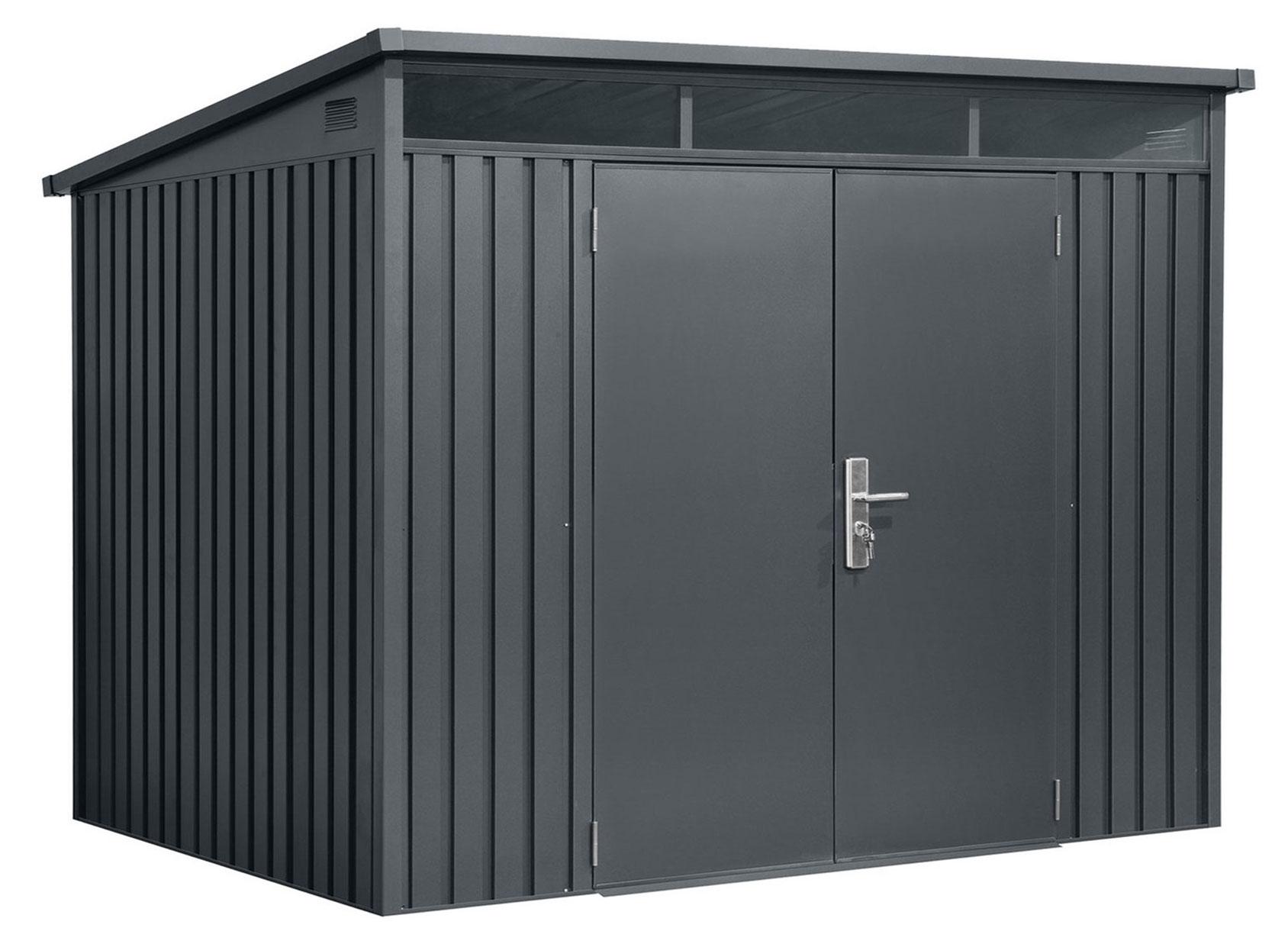osoltus Premium Metall Gerätehaus Skylight 8 m² 280 x 300 cm