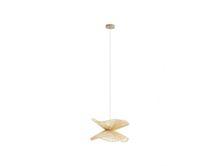 Suspension en papier beige