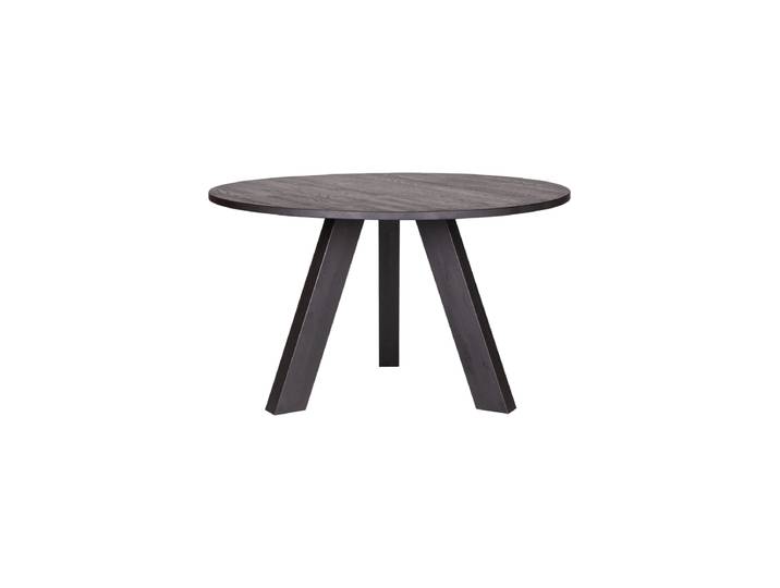 Massiver, runder Design Esstisch „Rhondal“, verschiedene Grössen Eiche Dunkelbraun De Eekhoorn