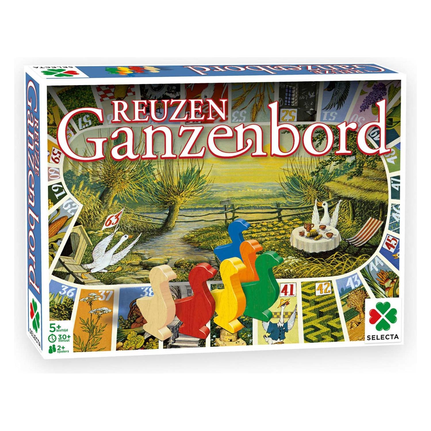 Selecta Spielzeug Reuzen Ganzenbord (Niederländisch, 2 - 6 Spieler) (54594)