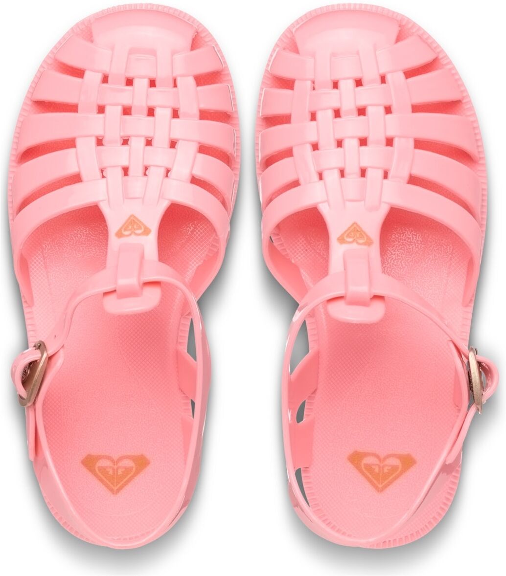 Sandale ROXY "Rg The Croisette", Jungen, Gr. 35, rosa (plumeria), Obermaterial: 98% synthetisches Tr/ 2% Metall, Futter 100% synthetisches Tr, Laufsohle: 100% synthetisches Tr., Schuhe Sandale