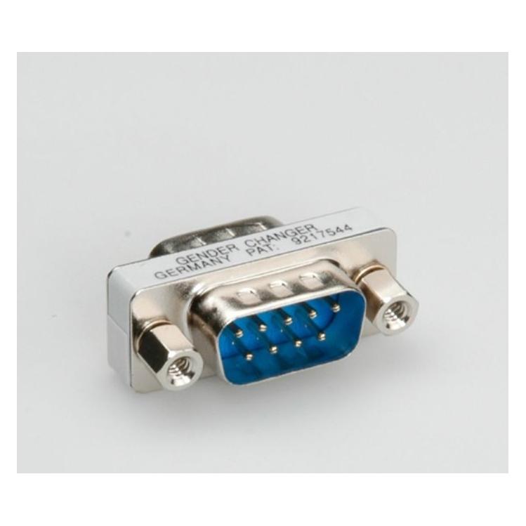 Roline Mini-Gender-Changer, 9-Pol Stecker-Stecker (RS-232) (0.13 m) (12.03.2025)