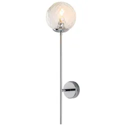 Bonetti Illumina -  Demetra - Wandleuchte aus poliertem Chromeisen, 1 Licht .13 - P.17 - BL279-AP1-CR