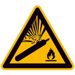 SAFETYMARKING Warnschild Gasflasche Aluminium 315 mm ISO 7010 1 St. 11.A8155