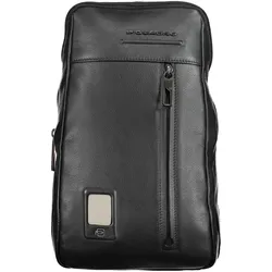 Piquadro Black Man Umhängetasche, Notebooktasche, Schwarz