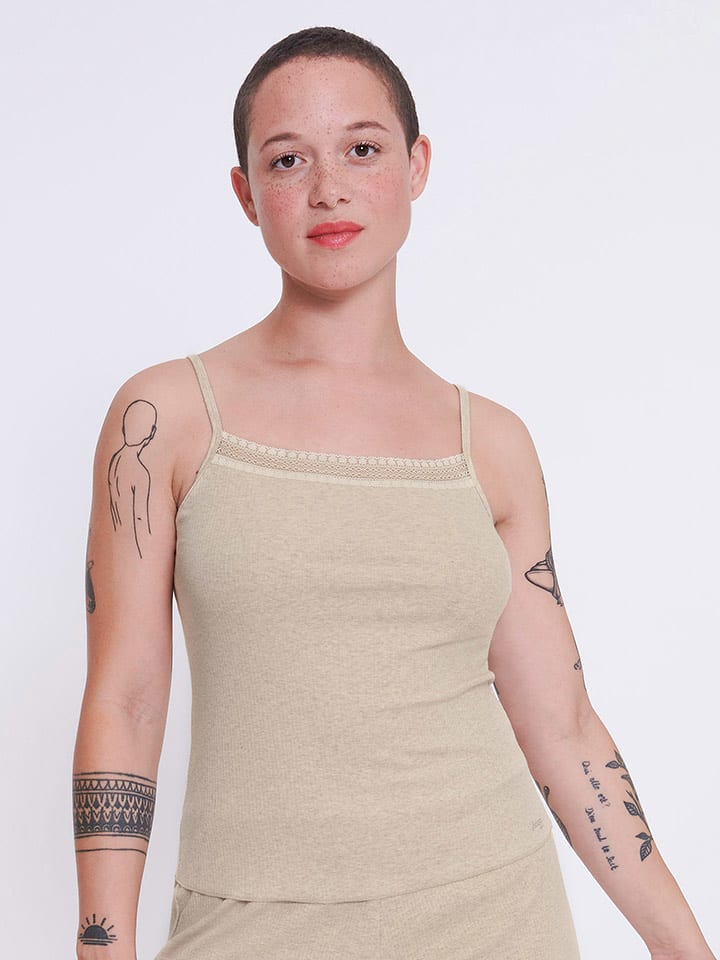 Sloggi Hemdchen in Beige - XL