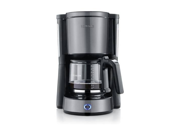 SEVERIN Filterkaffeemaschine KA 9572 , schwarz (schwarz, silberfarben), 10, Kaffeemaschinen, Filterkaffeemaschine