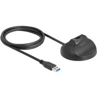 Magnetischer Standfuß USB-A 5 Gbps Docking Kabel schwarz, 1,2 Meter