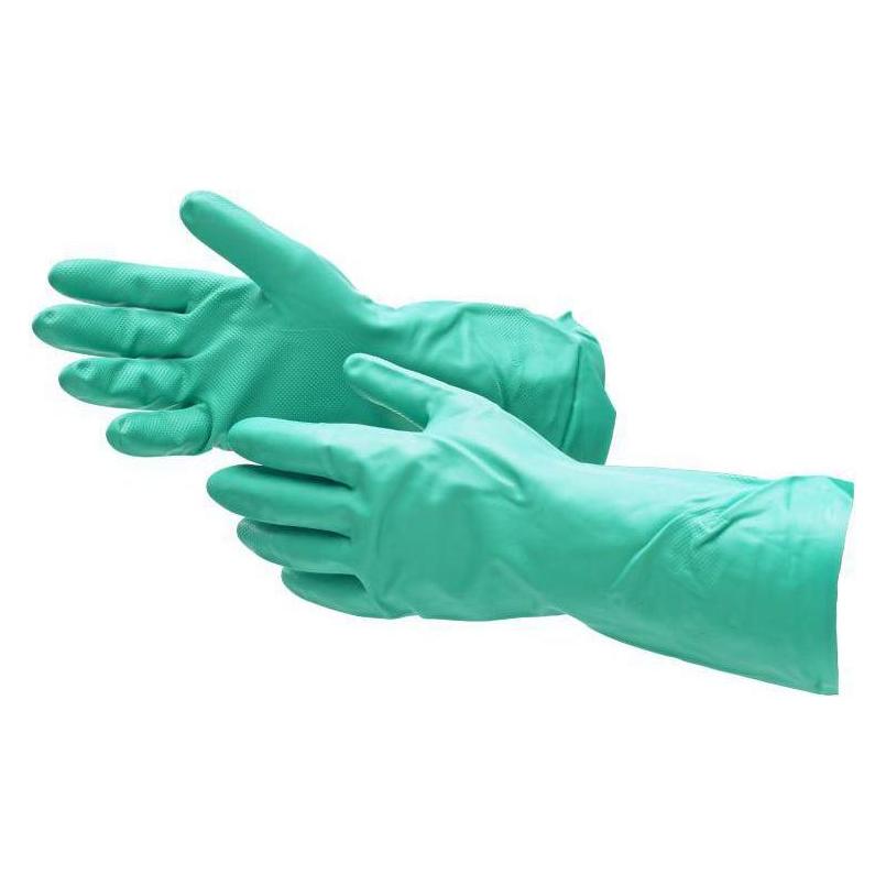 RS PRO Arbeitshandschuhe, Grösse 9, L, Chemikalienbeständig, Nitril Grün 144Paare Stk. (9) (2460879)