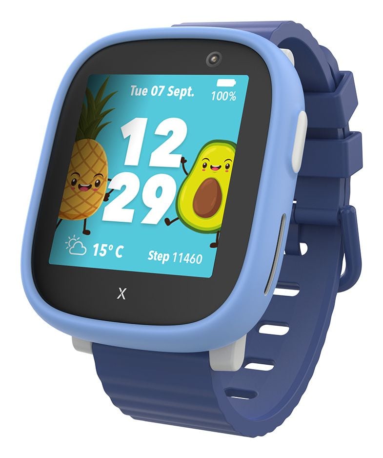 Xplora Smartwatch Rechteckig IP68 4G X6Play (Schwarz, Blau) X6-2GL-SF-BLUE