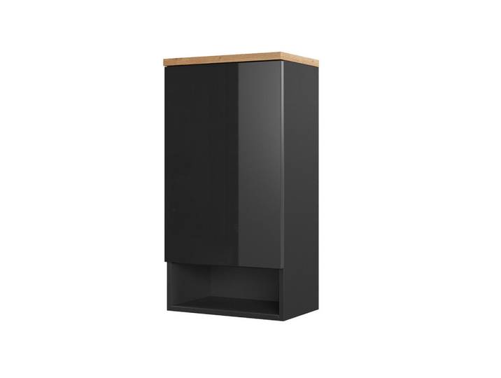 Vicco Badschrank Eden Anthrazit 40 x 77.5 cm, Holzwerkstoff, Rechteckig, 40x77.5x27 cm, Badezimmer, Badezimmerschränke, Hängeschränke