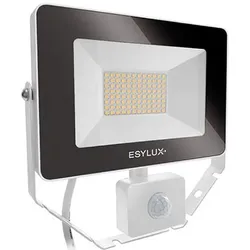 ESYLUX AFL Basic LED-Strahler mit Bewegungsmelder 30W 3000K, weiß