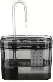 Uplifted Goods Automatic Cat Water Fountain Ultra Quiet Pet Drinking Dispenser With Filter transparent Usb 1.5l