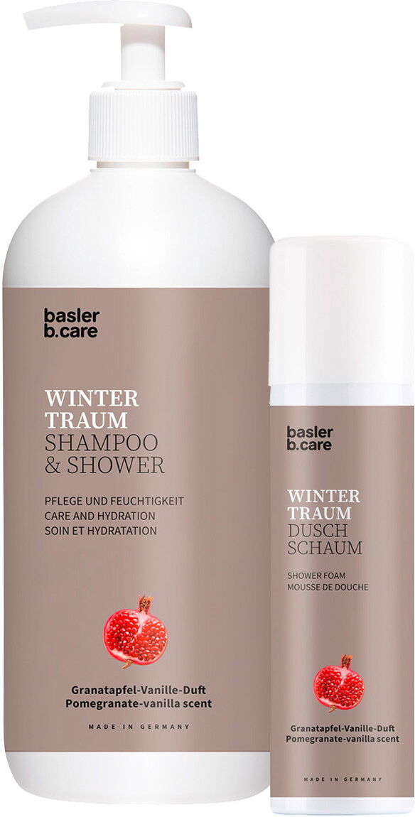 650ml basler Wintertraum Set 2-teilig (Shampoo & Shower 500ml + Duschschaum 150ml)