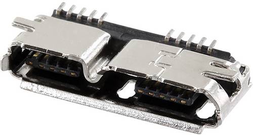 Econ connect USB Steckverbinder Buchse, Einbau horizontal BB-Typ MICUBN10BBS Inhalt