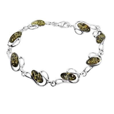 Armband OSTSEE-SCHMUCK "Ostsee-Schmuck Armband Ortrun Armband Ortrun", silber, Armbänder, Damen, 18cm, Silber 925 (Sterlingsilber), Armband