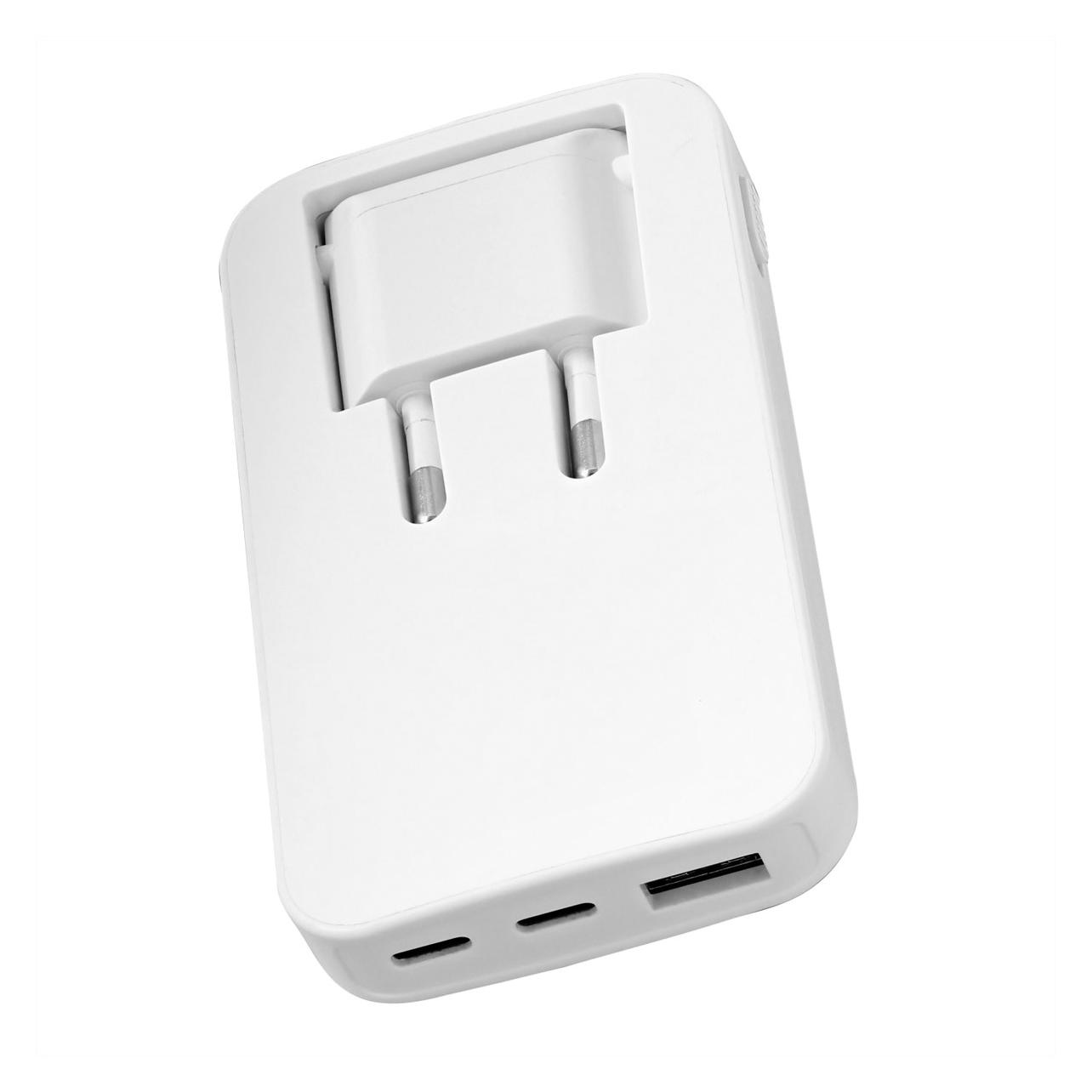 T'nB Battery Recharger (65 W, 3 Ports) (CHFOLD65W)