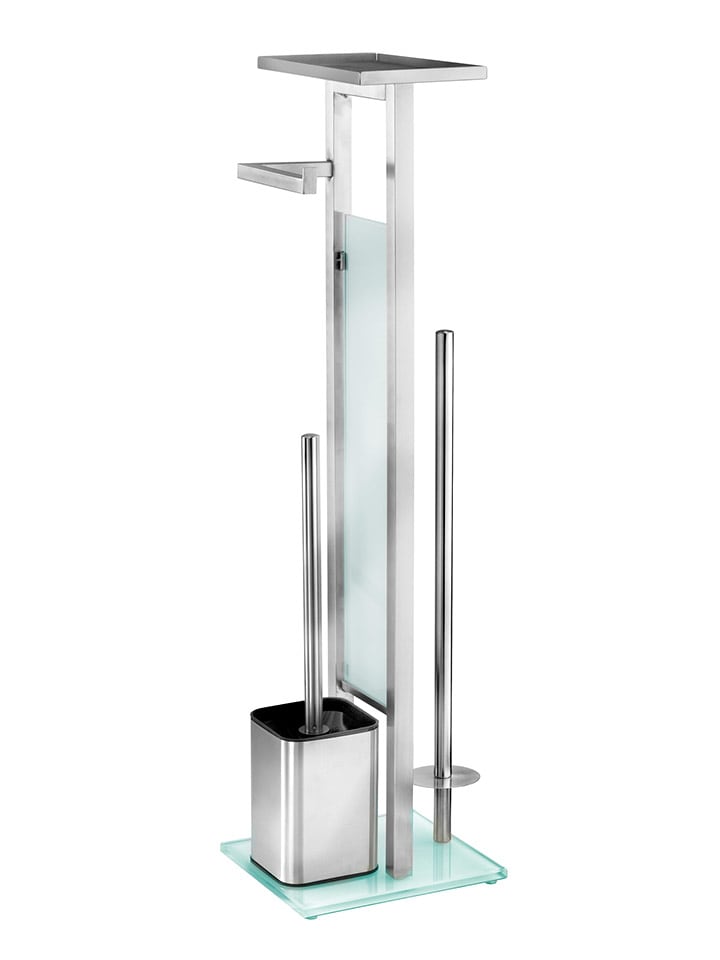 Wenko WC-Garnitur "Debar" in Silber - (H)70,5 cm - onesize