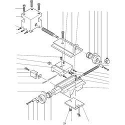 PROXXON 24004-03-21 Schraube für Drehmaschine PD 230/E