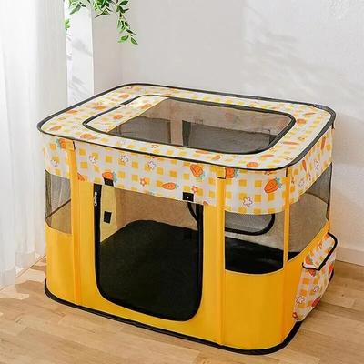 Happy Pet Pantry Portable Pet Playpen: Collapsible Kennel For Indoor Outdoor L 1