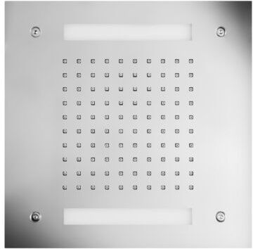 Herzbach Living Spa Farblicht-Regenbrause 11.630300.2.01 Edelstahl poliert, 300x300mm, Regen