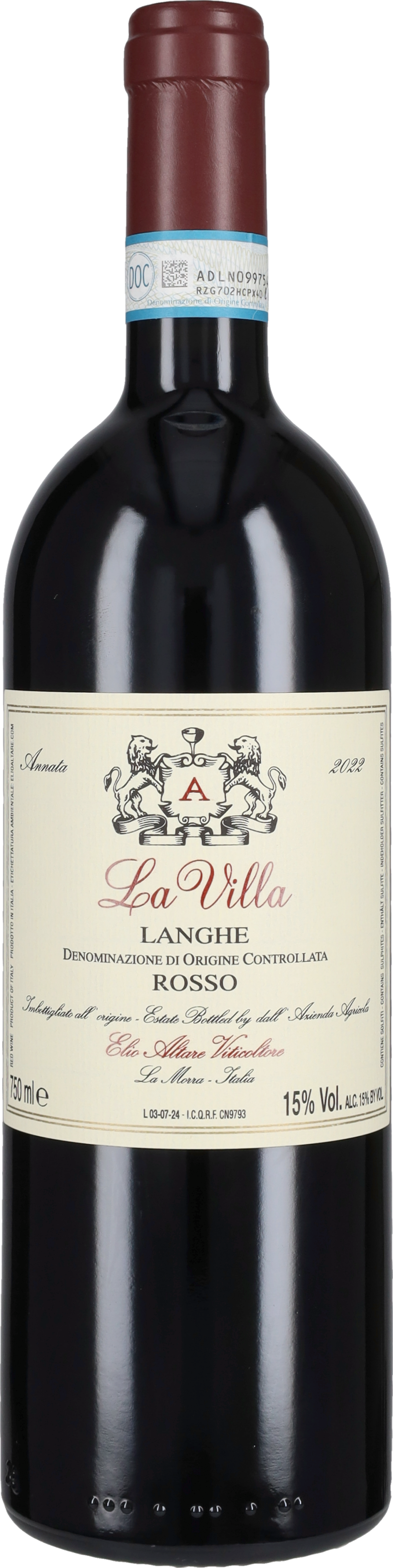 Altare Elio Langhe Rosso 'La Villa' Elio Altare 2022