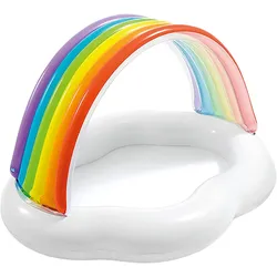 INTEX 57141NP - Baby Pool - Rainbow Cloud (142x119x84cm)