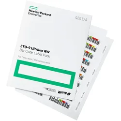 HPE E LTO-9 Ultrium RW Bar Code Label (LTO-9 Ultrium), Cartridge