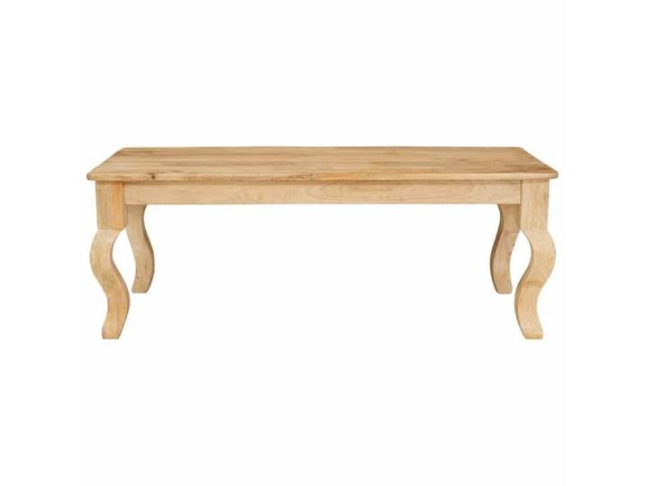 Table basse en bois de manguier - - 100x55x40 cm - Bois de manguier massif - Finition blanchie