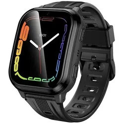 Hoco Smartwatch dla dzieci 1,69" 4G GPS z funkcją rozmowy Y108 czarny (41 mm, 4G), Smartwatch