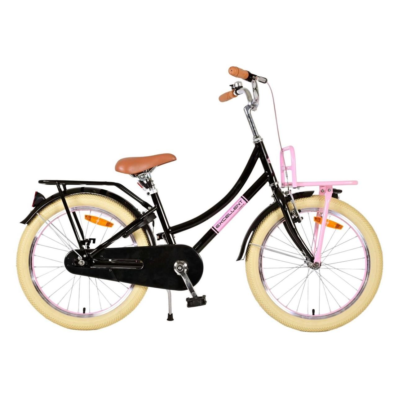 Volare Excellent Kinderfiets - Meisjes - 20 inch - Zwart (20") (22130)