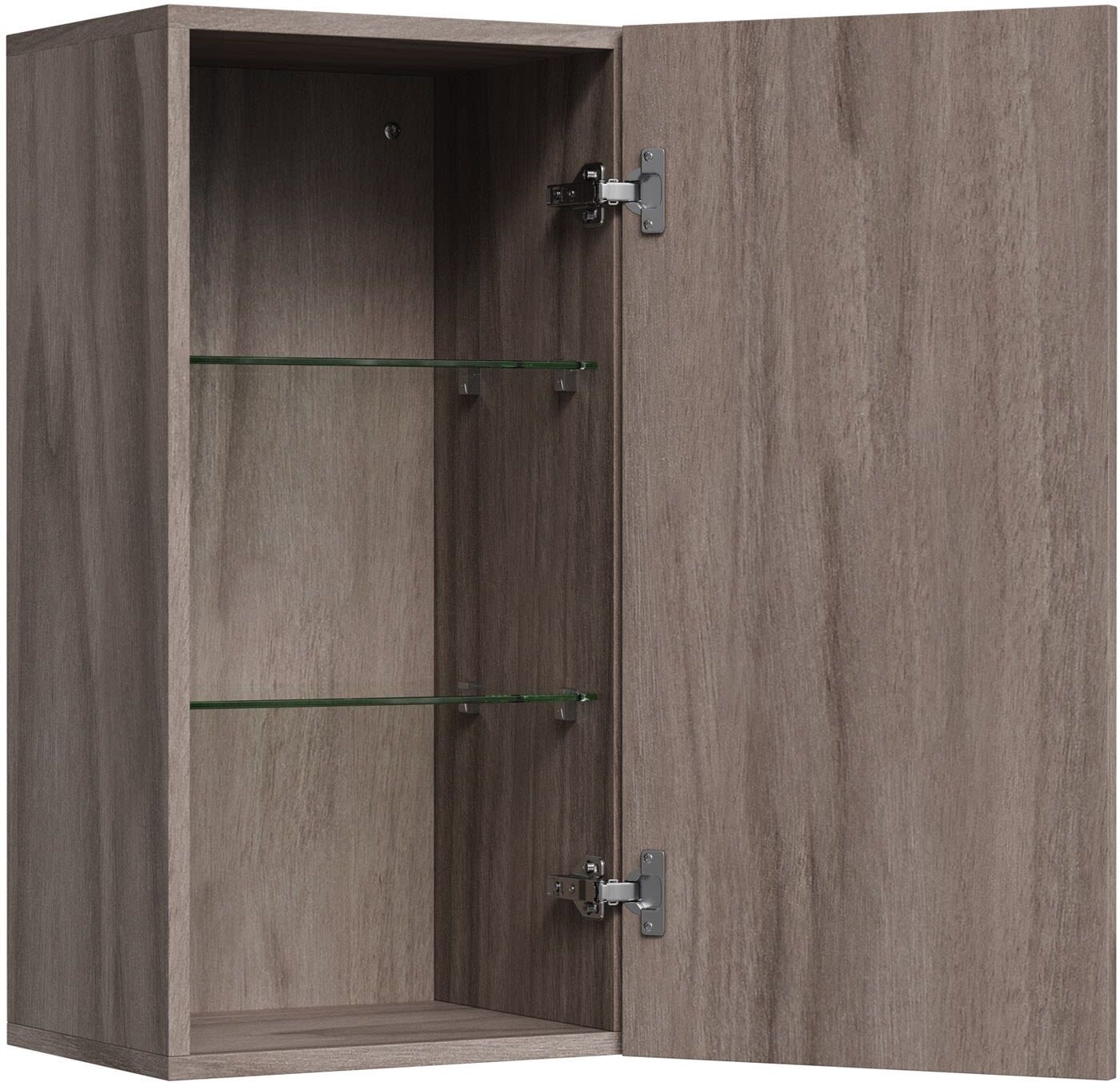 ALLUVION Leto Halbhochschrank 40 x 32 x 80 cm, Anschlag rechts, Badmöbel, AL100170RNV,